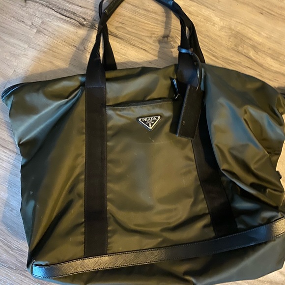 prada weekender duffle bag